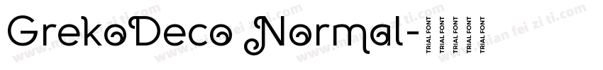 GrekoDeco Normal字体转换